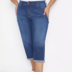 Lane Bryant Boyfriend Capri Jeans